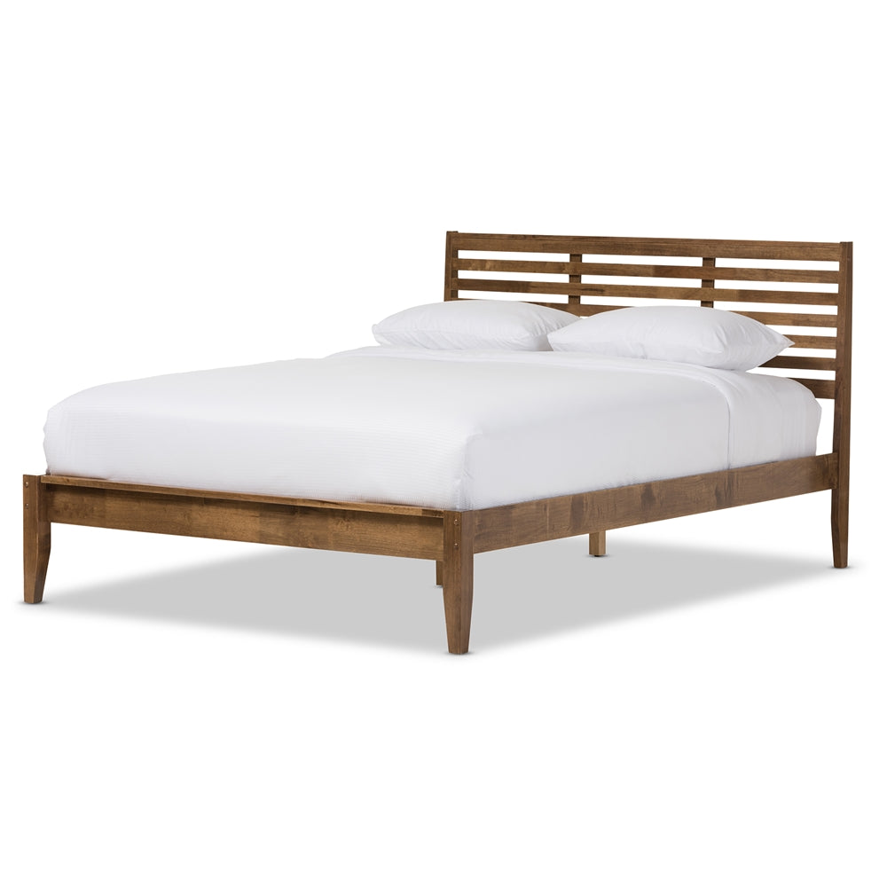 Dacken Mid-Century Modern Platform Bed - living-essentials
